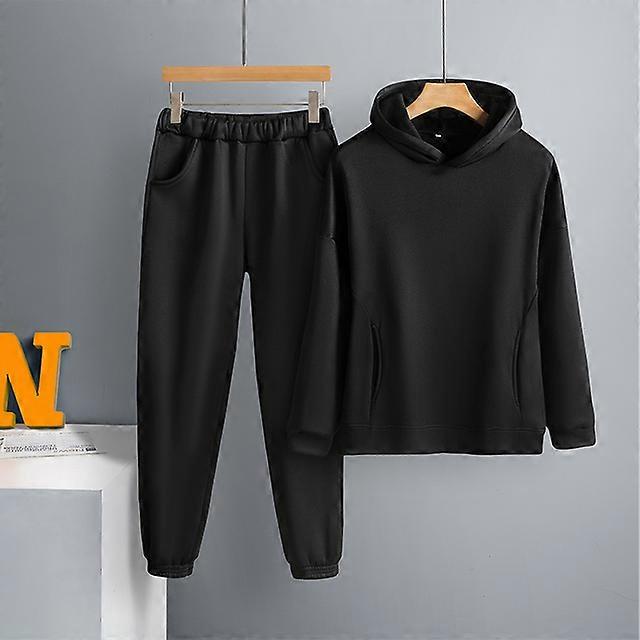 Two Piece Set Casual Fleece Tracksuit