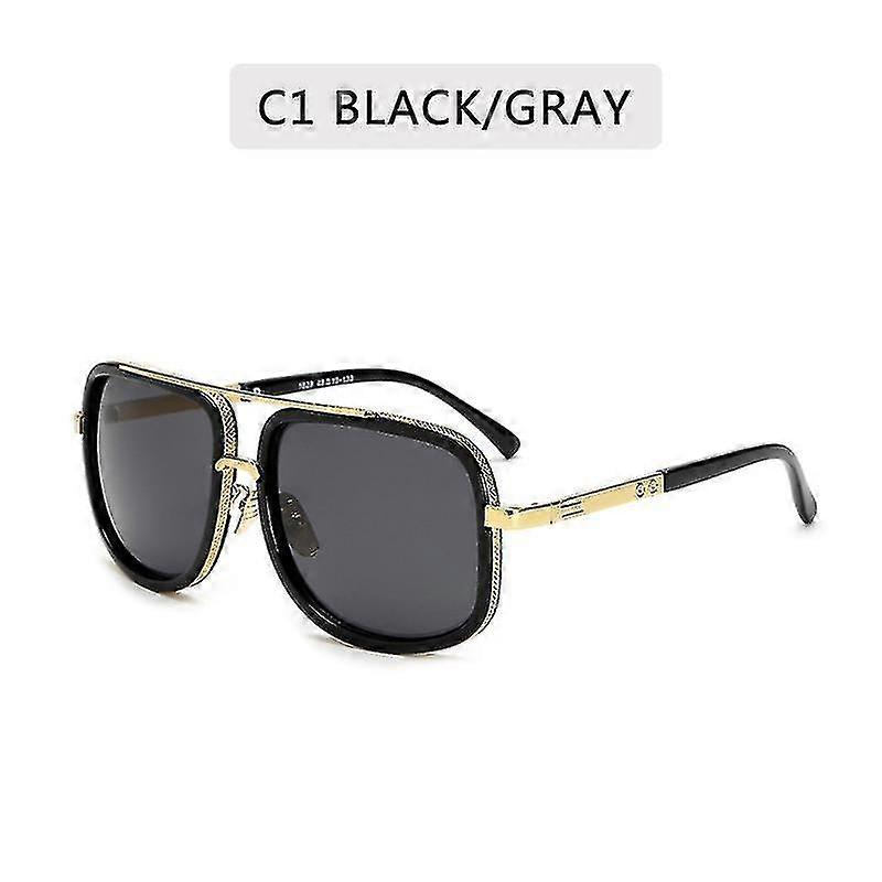 Μόδα Big Frame γυαλιά ηλίου Άνδρες Brand Designer Square Υψηλής ποιότητας ρετρό vintage οδήγηση γυαλιά ηλίου Gafas Oculos de Sol Uv400