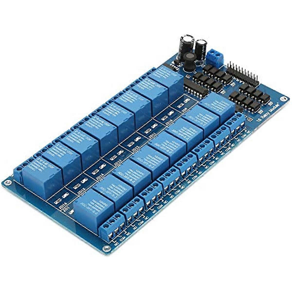 Relay Module  Relay Module Board  Anti-Interference Safe for Microcontroller PLC Expansion Output Industry Home Appliance Control
