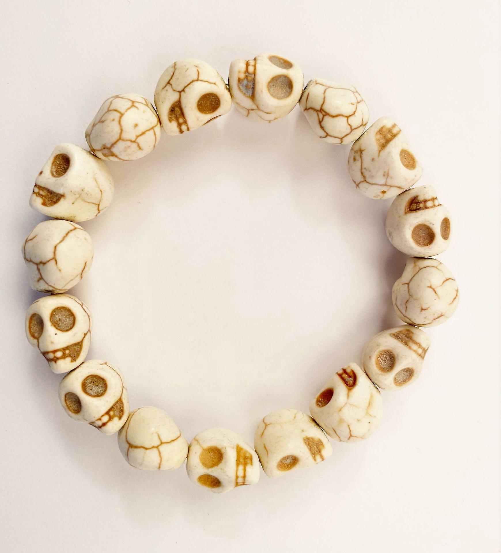 Punk Personality Colorful Skull Bead Skeleton Bracelets Delicate