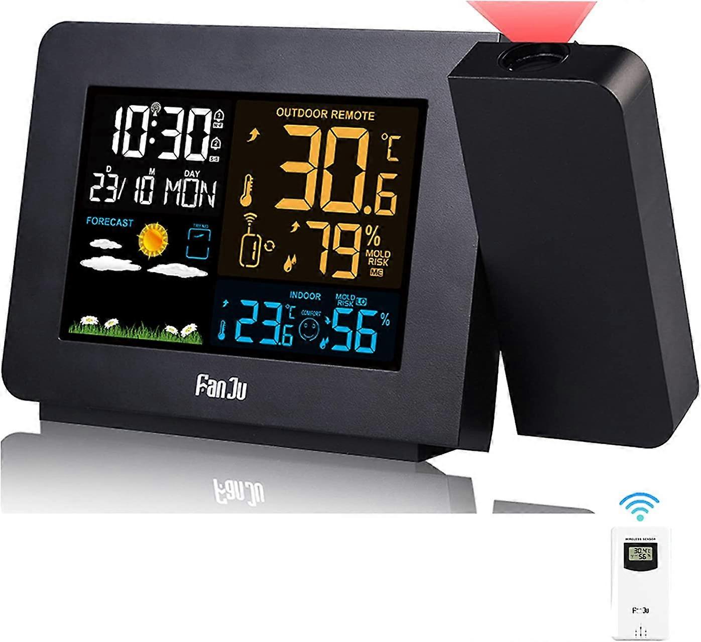 Wireless Thermometer Hygrometer Weather Station with Sensor