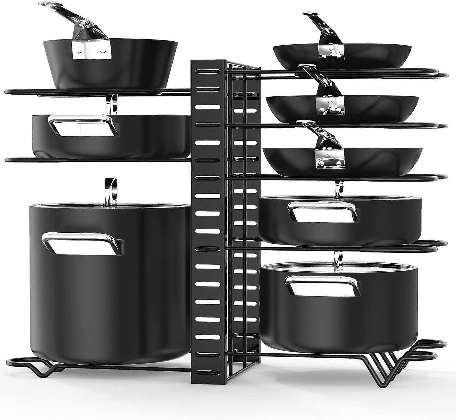 Pot Rack Organizers, 8 Tiers