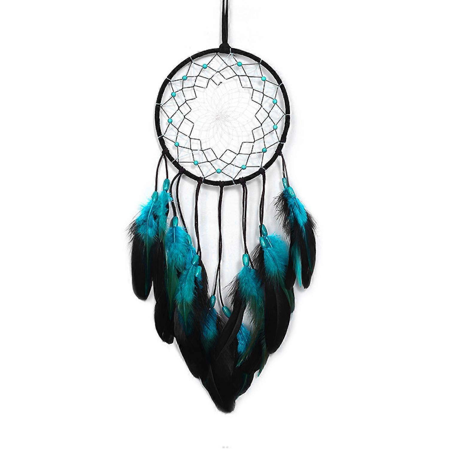 Blue Feather Dream Catcher Wind Chimes