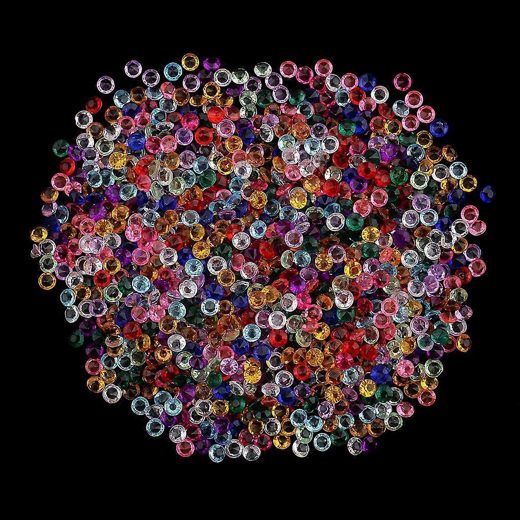 4x 2000pcs Crystal Acrylic Home Decoration