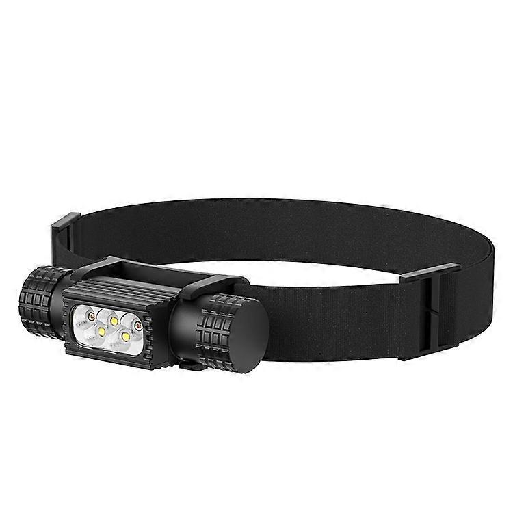H05B Mini Headlamp XML-L2 U2 LED 18650 Headlight Red Green Purple UV Blue Yellow 6 Color Flash Head Lamp Light Flash Light Torch