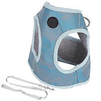 High Reflective Fabric Pet Vest for Small Dogs and Cats with Convenient Chest Strap