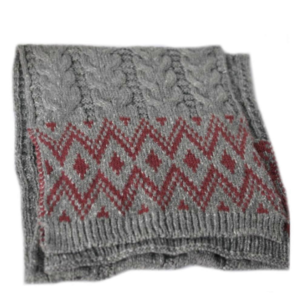 Diamond Geometric Twist Scarf Scarf