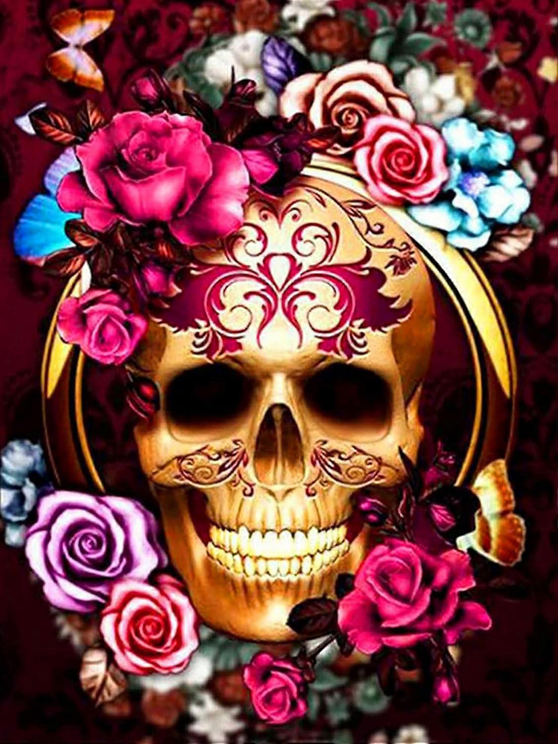 Cuadro de diamantes Rose DIY 5D 30x40 cm (estilo 22)