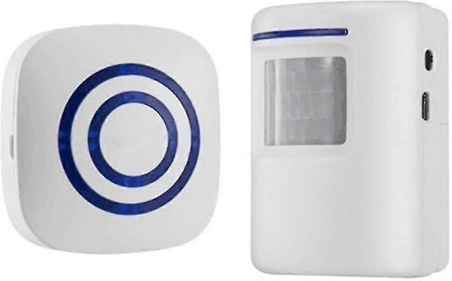 Rörelsesensor dörrklocka för företag, utomhus dörrklocka kit trådlöst