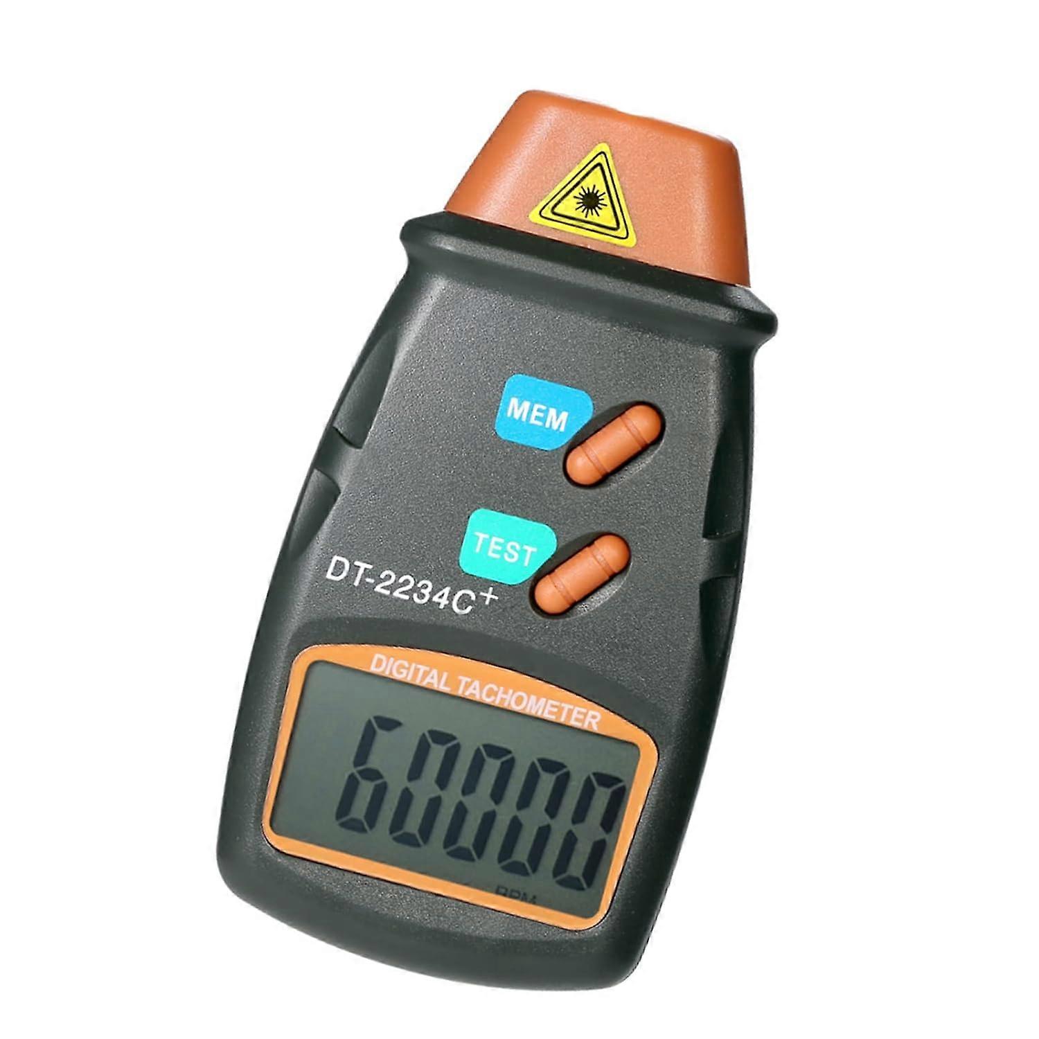 Handheld Digital Photo Tachometer - Non-Contact Range: 2.5 RPM - 99.999 RPM - LCD Display - Engine Speed Radars