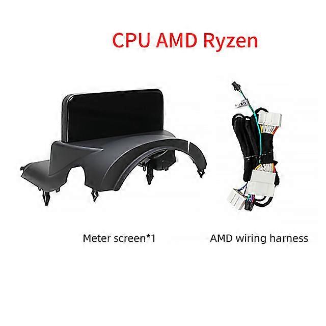 For 4.6&#39;&#39; Tesla Tesla Model Y 3 Dashboard Mini Smart LCD Stopwatch Air Code Meter Speed head Up Display Monitor Screen