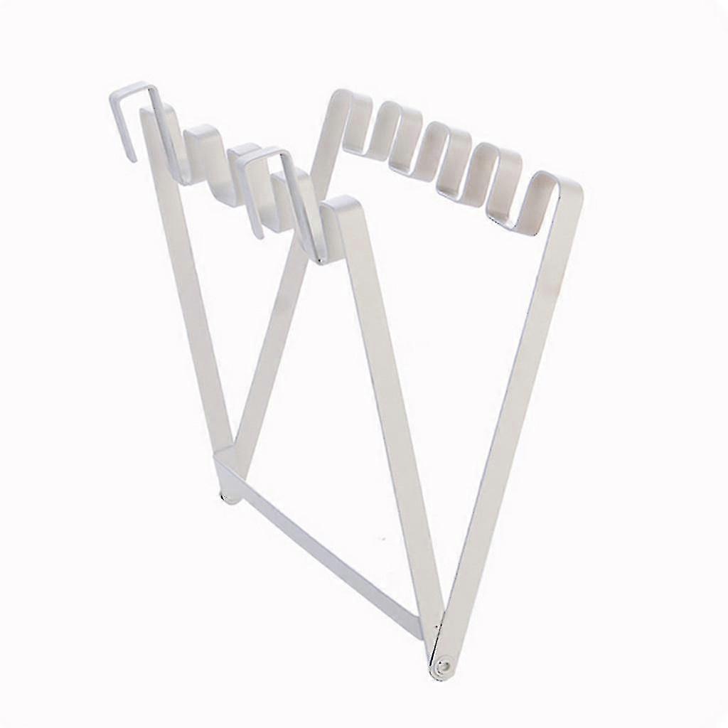 Foldable Iron Garbage Bag Hanging Rack Kitchen Rubbish Bag  Board Storage