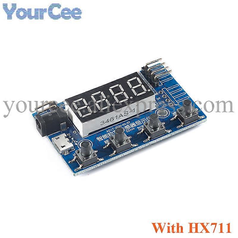 HX711 Load Cell AD Intelligent Weight Pressure Sensor Module with Display 24-bit Weighing Instrument Electronic Scale PCB