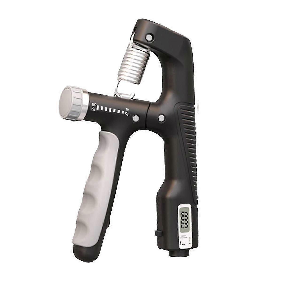 10-100 kg einstellbarer elektronischer Handgriff Power Exercise Schwerer Greifer Fitness Muskeltraining Hand Strengthener-