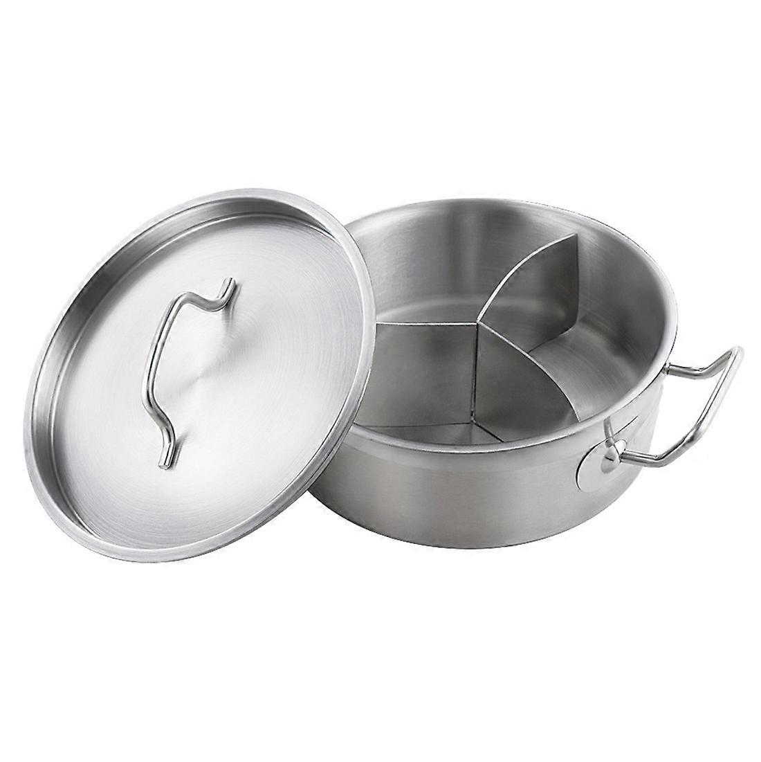 Double bottom, double ear and three grid compound bottom soup pot is suitable for Sanwei man soup bag pot (paragraph 03)