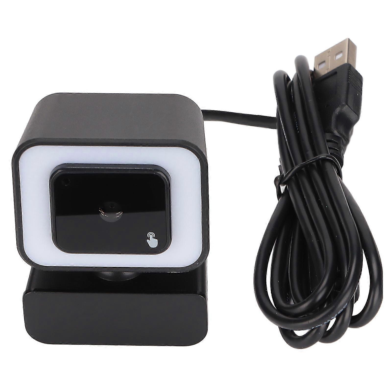 USB2.0 Computer Camera 2560x1920 with Adjustable Fill Light, Autofocus, Noise Reduction Mic - Plug and Play