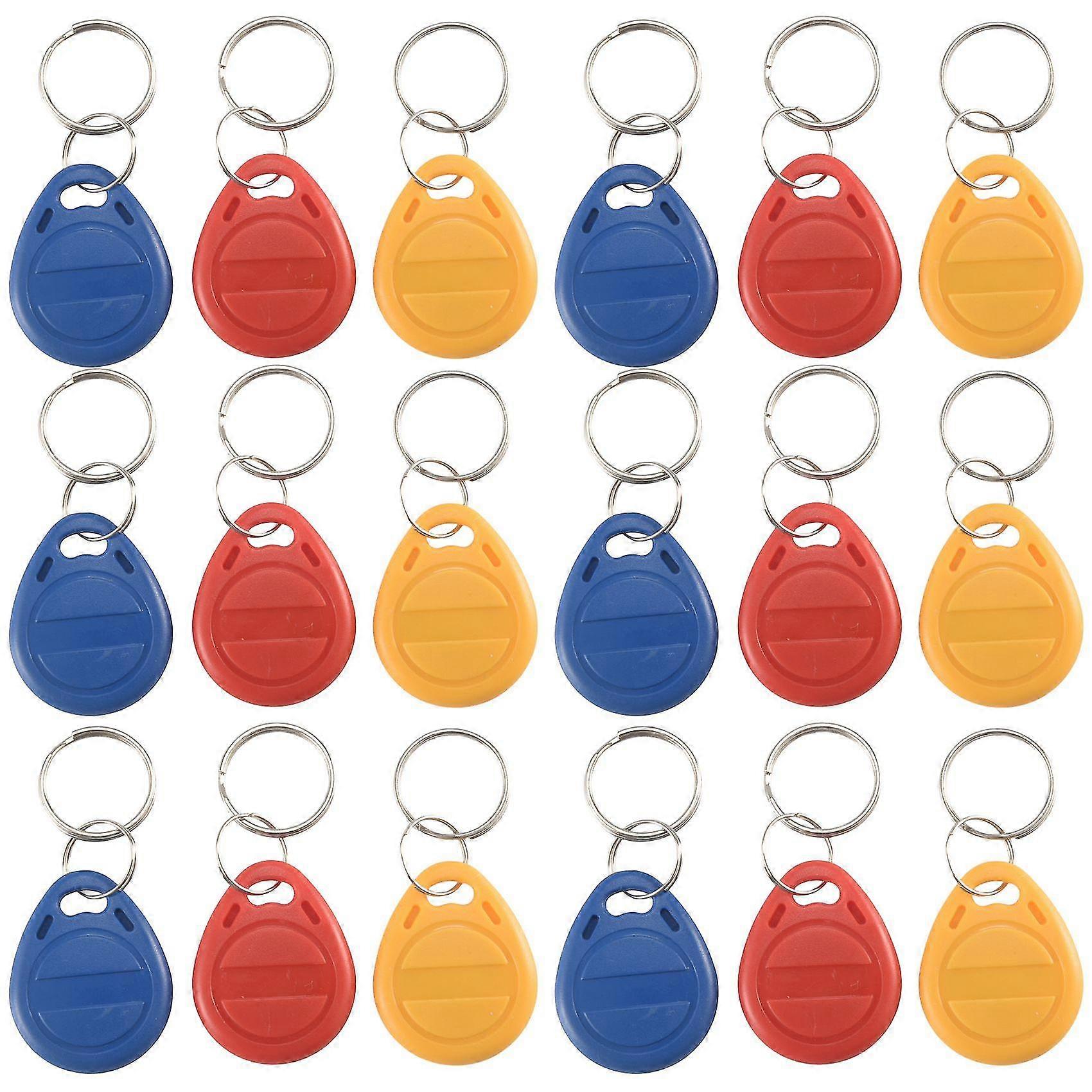 50pcs T5577 Blank Key Tag RFID Chip Ringkarten Tags Keytag 125 Khz Kopie wiederbeschreibbares Duplikat