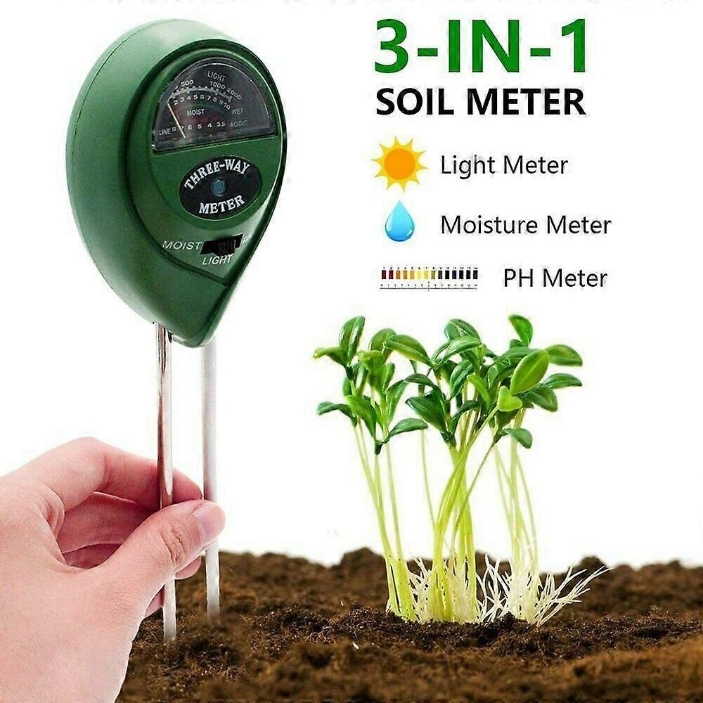 Soil PH Tester Water Moisture Light Test Meter Kit For Garden Flower Plant 3 in1 2024 New Explosion DG