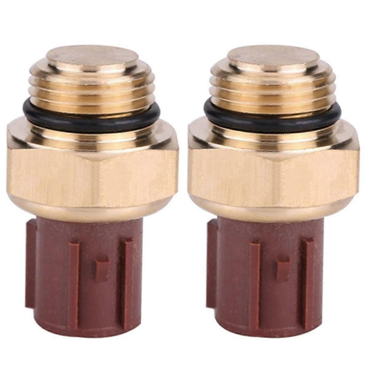 2PCS Radiator Coolant Fan Water Temperature Sensor Switch Replacement Car Accessories for 37760-P00