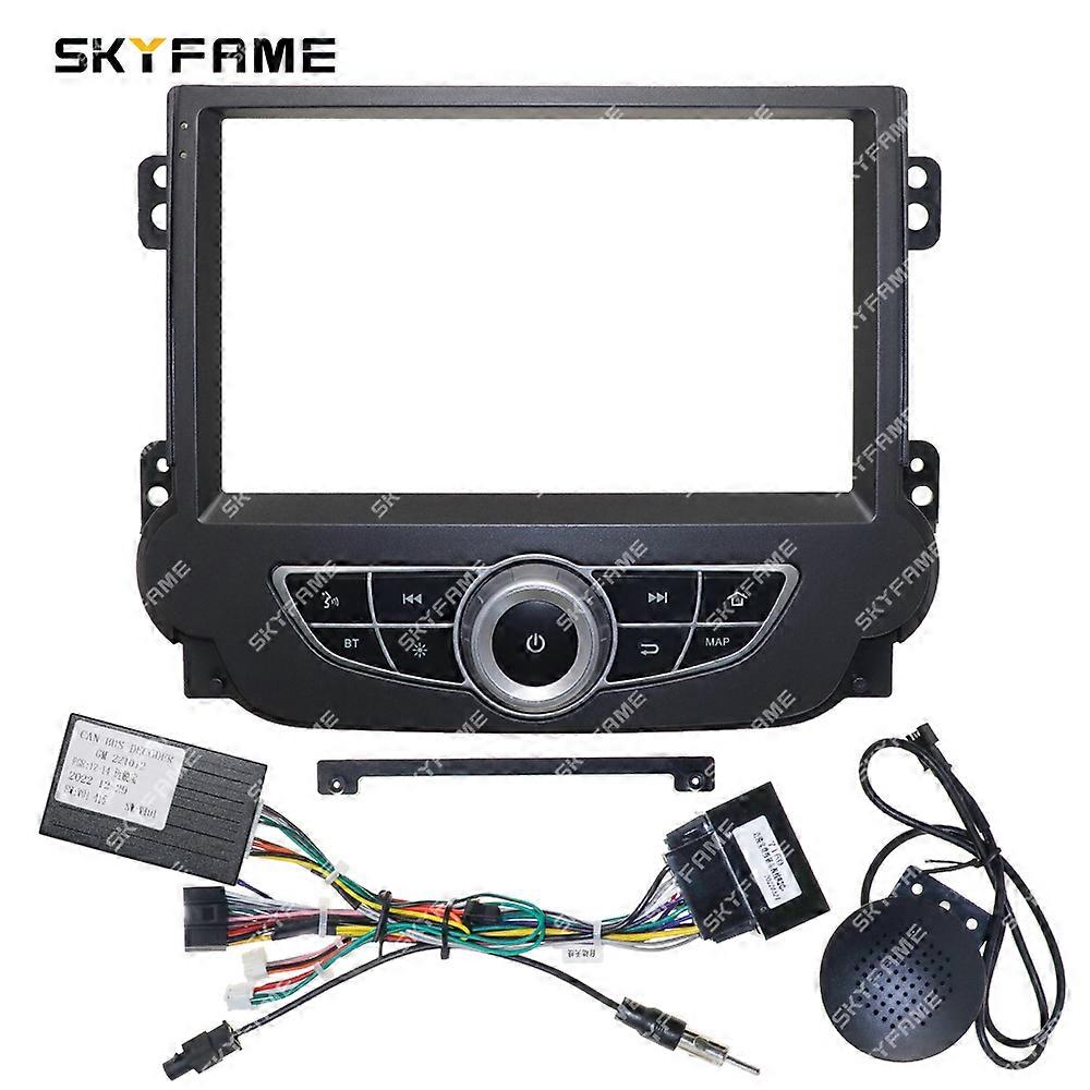 Car Frame Fascia Adapter Canbus Box Android Radio Dash Fitting Panel Kit For Chevrolet Malibu
