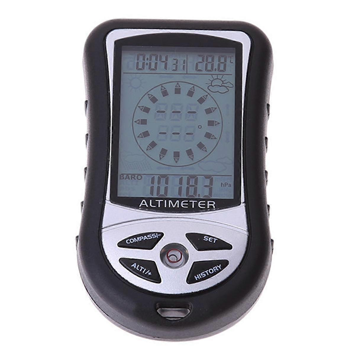 Altitude Meter Altimeter Portable Altitude Barometer for Mountain Climbing Multifunctional Electronic Altimeter