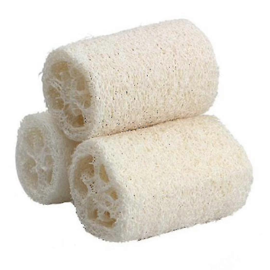 3pcs Natural Loofah Bath Body Shower Sponge Scrubber (large)