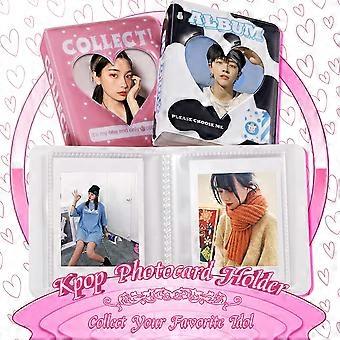 3 Pcs 3 Inch Mini Kpop Photocard Binder Holder Photo Album Kpop Binder Love  Heart Hollow Photocard Holder Small Photocard Book Bookshelf Photo Albums |  Fruugo FR