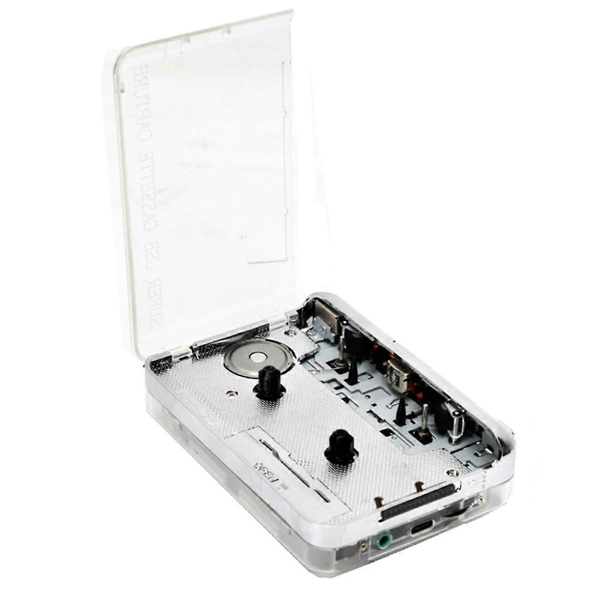 USB Cassette to MP3 Converter, Portable Walkman Tape Player for PC, Laptop, Compatible with Vista