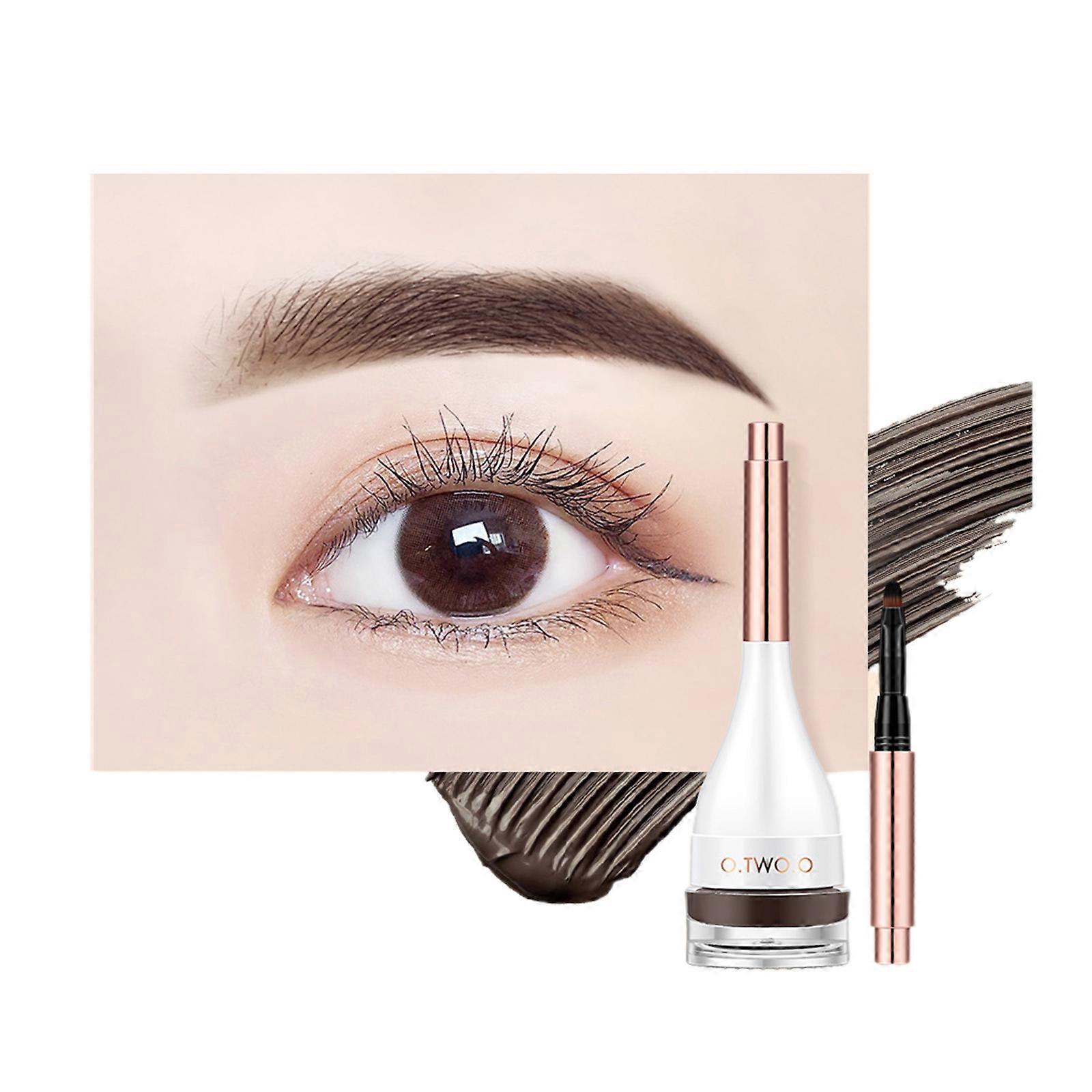 Pro Brow Pomade Sourcils Gel Rehausseur de sourcils Crème à sourcils teintée avec pinceau