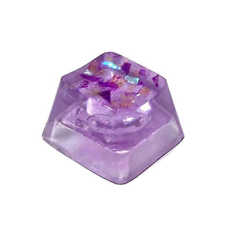 Handmade Customized OEM R4 Profile Resin Keycap for Cherry MX Switches Mechanical Keyboard RGB Translucent Resin Keycap