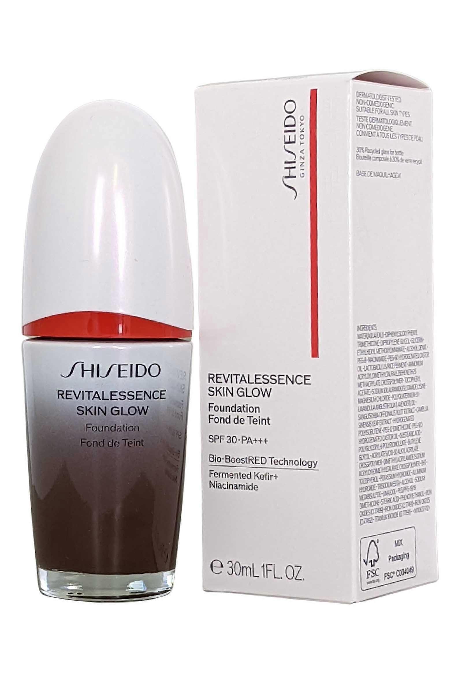 Revitalessence Shiseido Skin Glow Foundation SPF30 Bio-Boost 30ml Obsidian #560