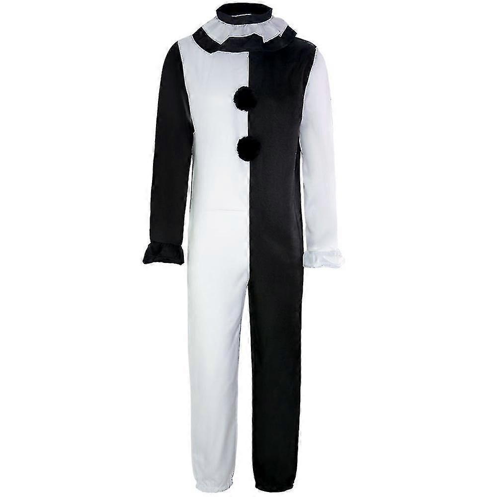 Cgmgtsn Felnőttek Terrifier 2 Art A bohóc cosplay jelmez jumpsuit kalap ruhák Halloween karneváli öltöny