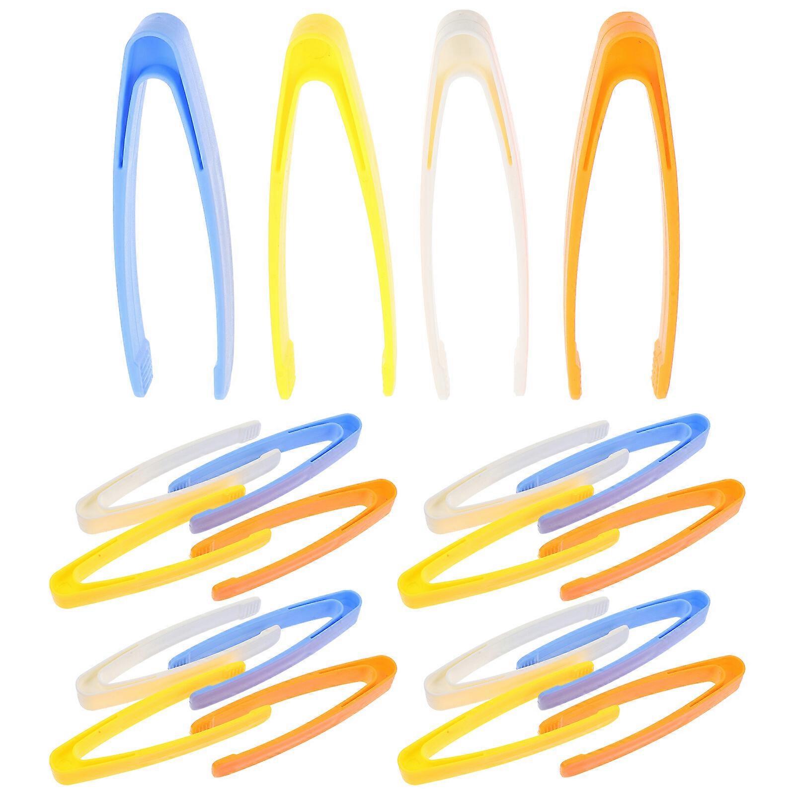 20Pcs Plastic Tweezers Insects Collecting Tweezers Nature Exploration Observation Tweezers