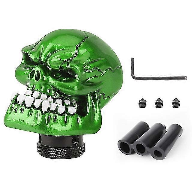 M8 M10 M12 Gear Shift Knob Skull Demon 3 Adapter Manual Automatic Replacement Shifter Stick Shift Heads Car Interior