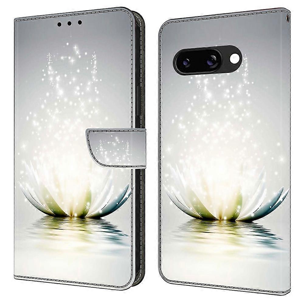 For Google Pixel 9a Case 3D Pattern PU Leather Wallet Phone Cover with Stand
