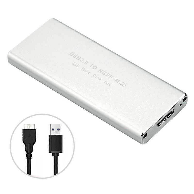 NGFF Hard Disk External M.2 Solid State 5GBPS SSD Cooling Metal Case USB3.0 PC for 2230/2242/2260/2280 Mobile  HDD Enclosure