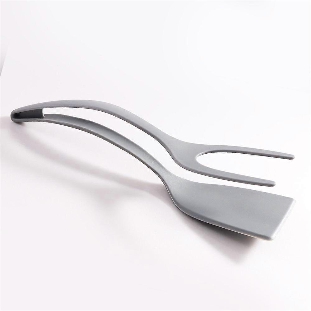 2 in 1 Grip and Flip Spatula Tongs,Fried Egg Flipper,Pancake Fish French Toast Omelet Making Cooking Tool