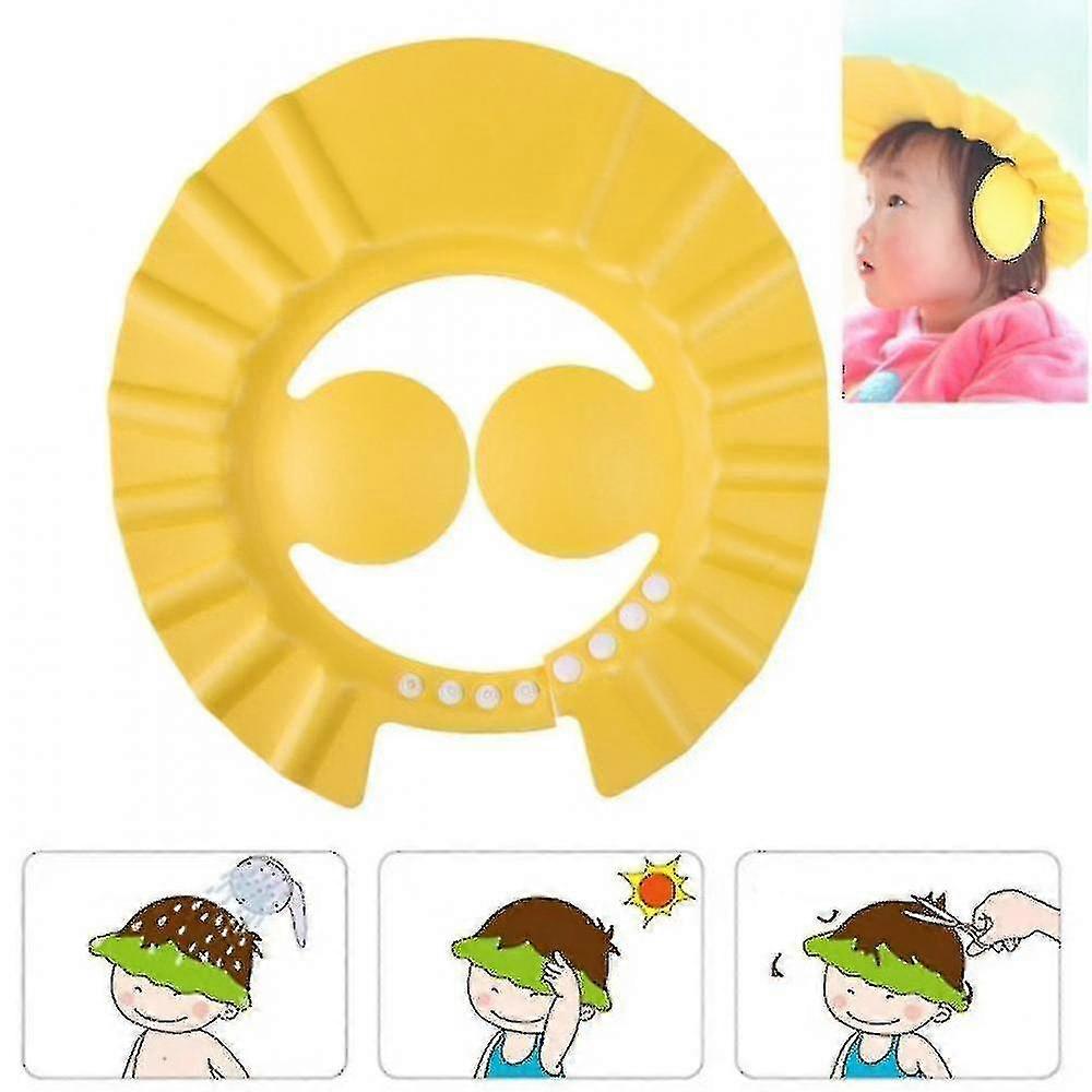 Adjustable Baby Shower Cap Children's Waterproof Shampoo Cap