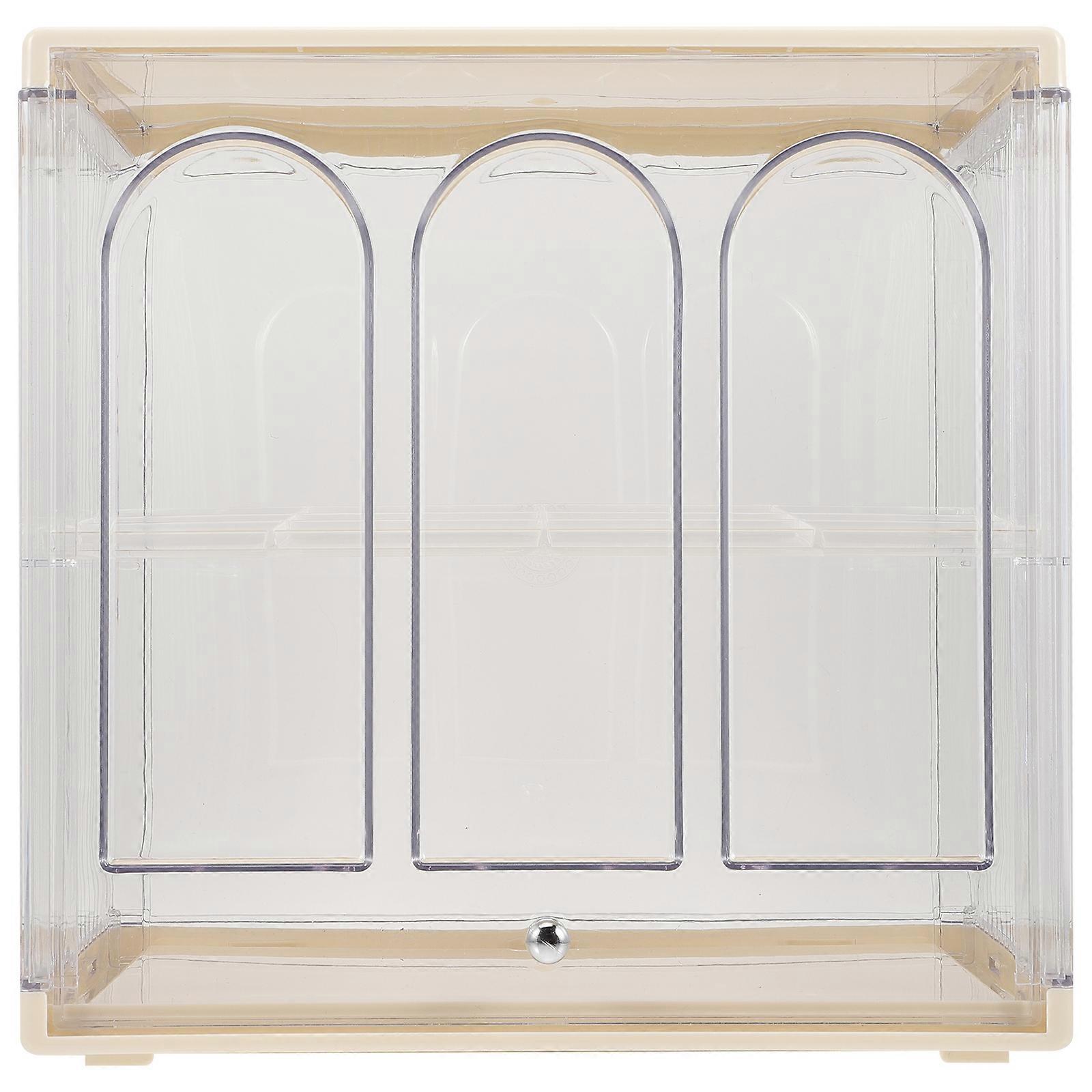 Transparent Cup Storage Box Acrylic Storage Holder Dustproof Cup Storage Shelf