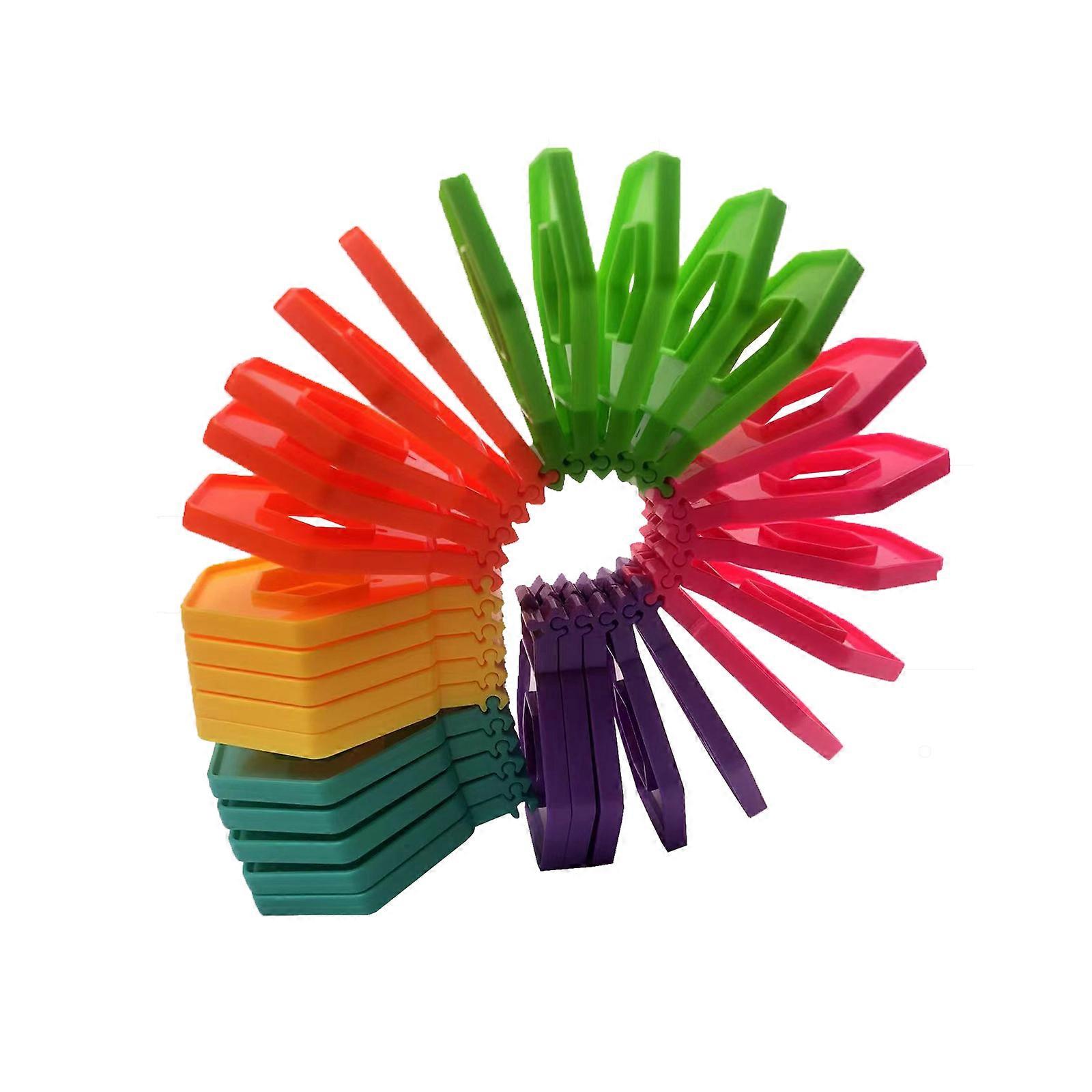 Plastic Finger Sensorisk Leker, Multicolor Fidget og Sensorisk Leker for Kids