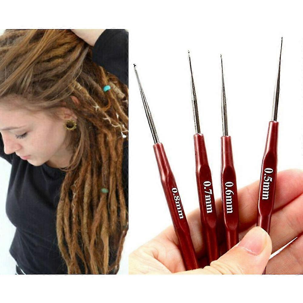 Crochet Latch Hook Skill Needle For Hair/wig Weave Micro Braid Needle Dreadlock