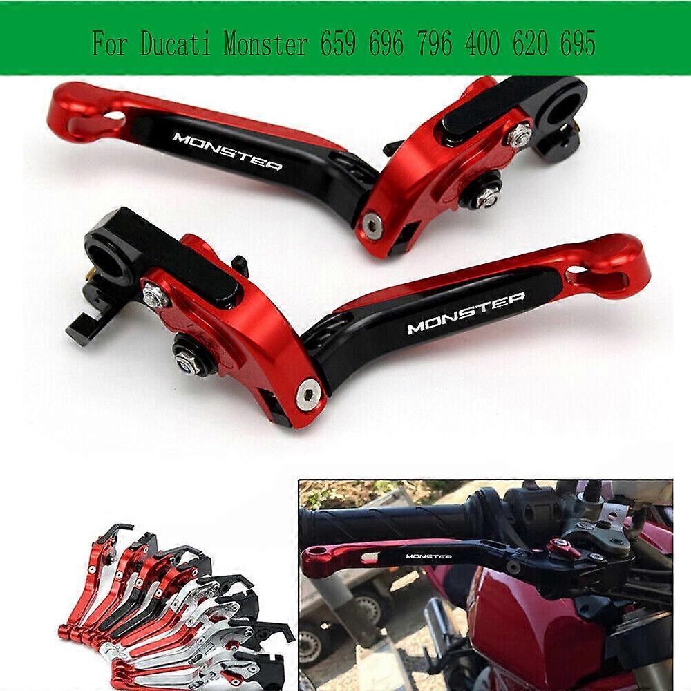 Για Ducati Monster 659 696 796 400 620 695 Πτυσσόμενες Επεκτεινόμενες Μανέτες Συμπλέκτη