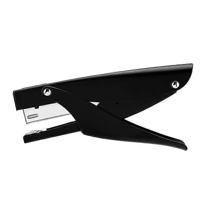 Full Metal Hand-held Stapler, can Hold 20 Sheets, (Black)