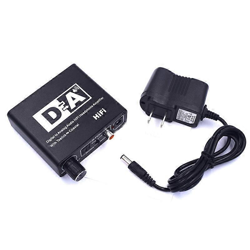 HIFI Coaxial ToslinkDigital to Analog Audio Adapter RCA L/R ConverterAmplifier JIKAIX