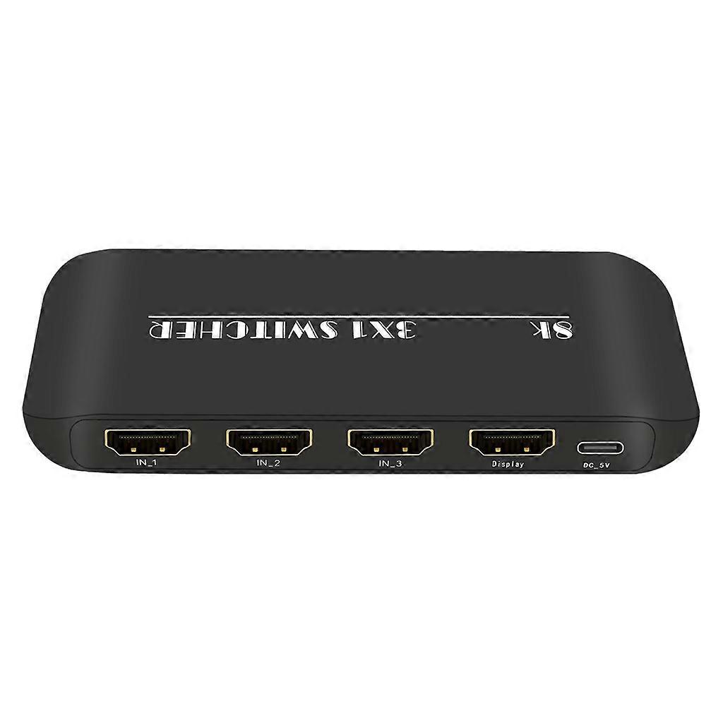 Switcher HDMI 3 in 1 out HDMI 2.1 8K@60Hz HDMI Switch Splitter For Projector