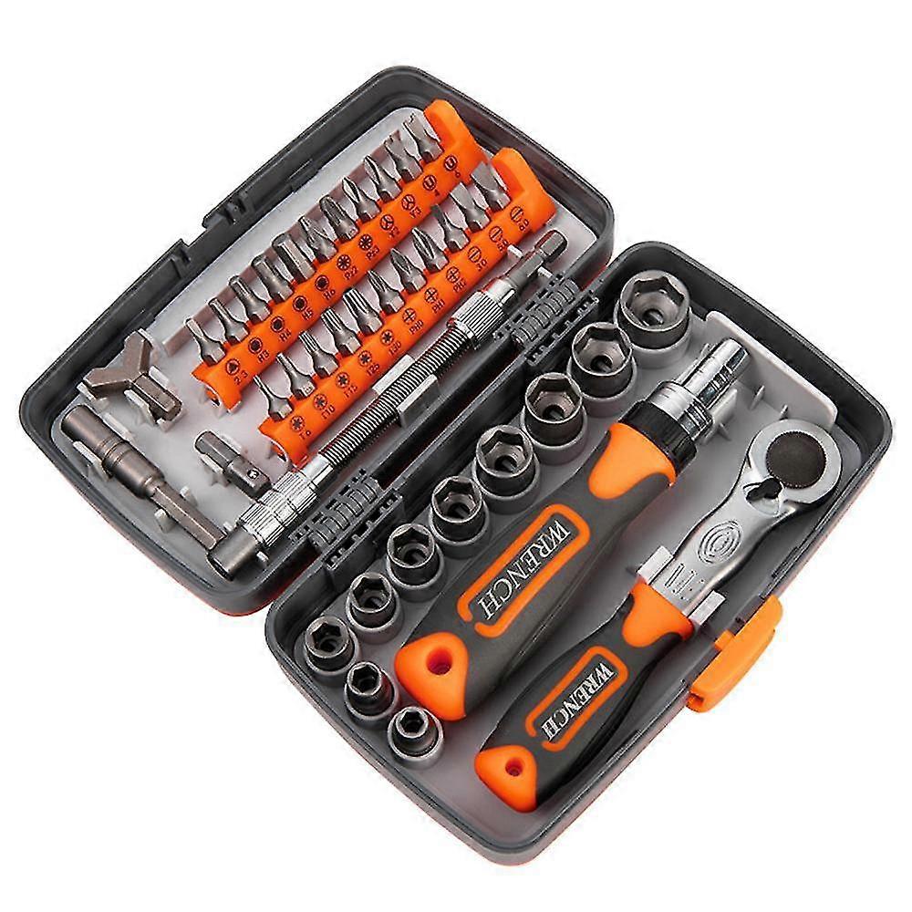 38 in 1 Household Labor Saving Ratchet Screwdriver Bit Set Multipurpose Tool Kit Hardware Tools Comb