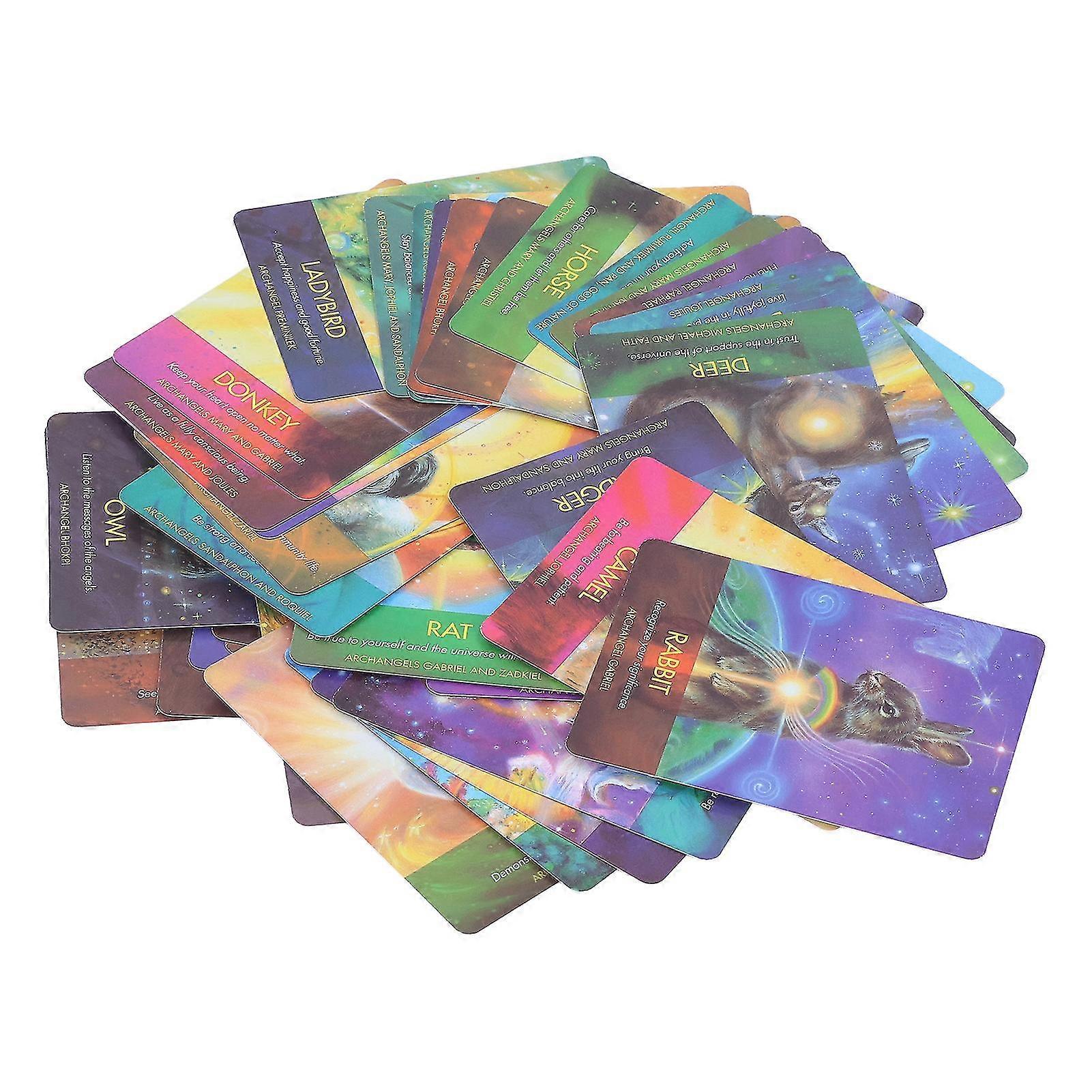 Tarot Deck Board Game - Animal Pattern Future Telling Divination for Holiday Party