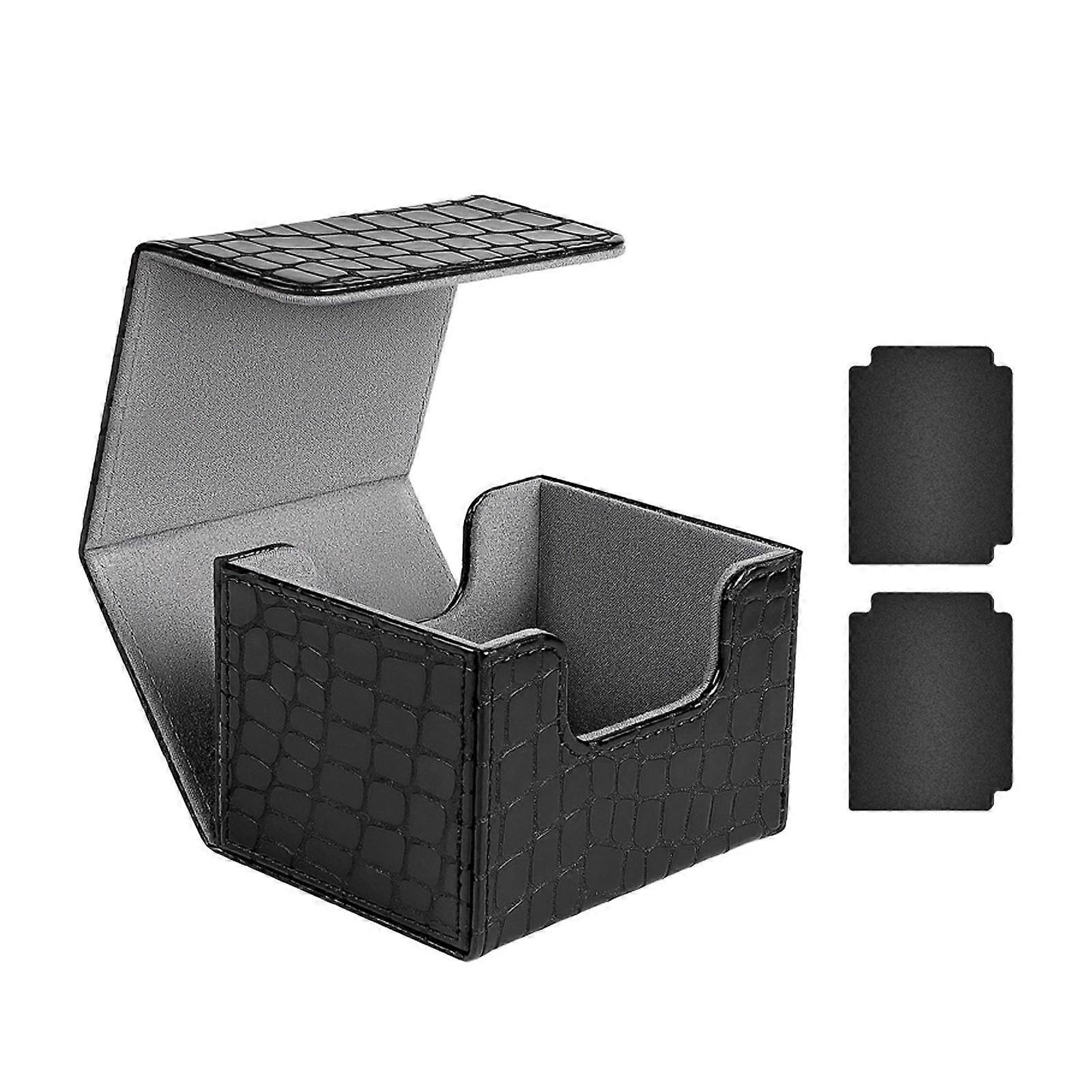 Trading Card Deck Box Game Card Organizer for Sports Cards Συλλεκτικές κάρτες Μαύρο