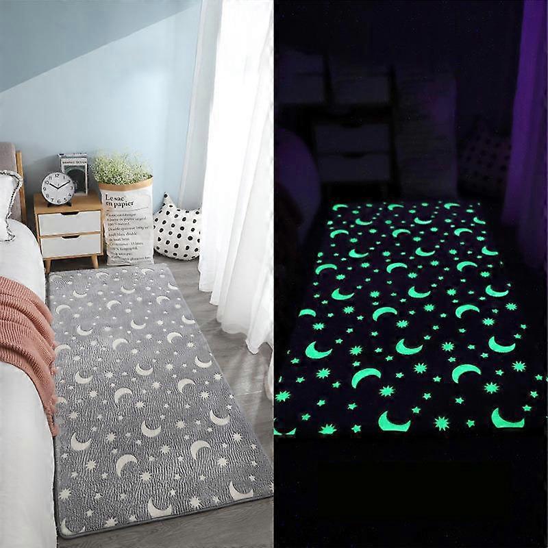 Large Area Rug Carpet Glowing in The Dark Big Stars for Room