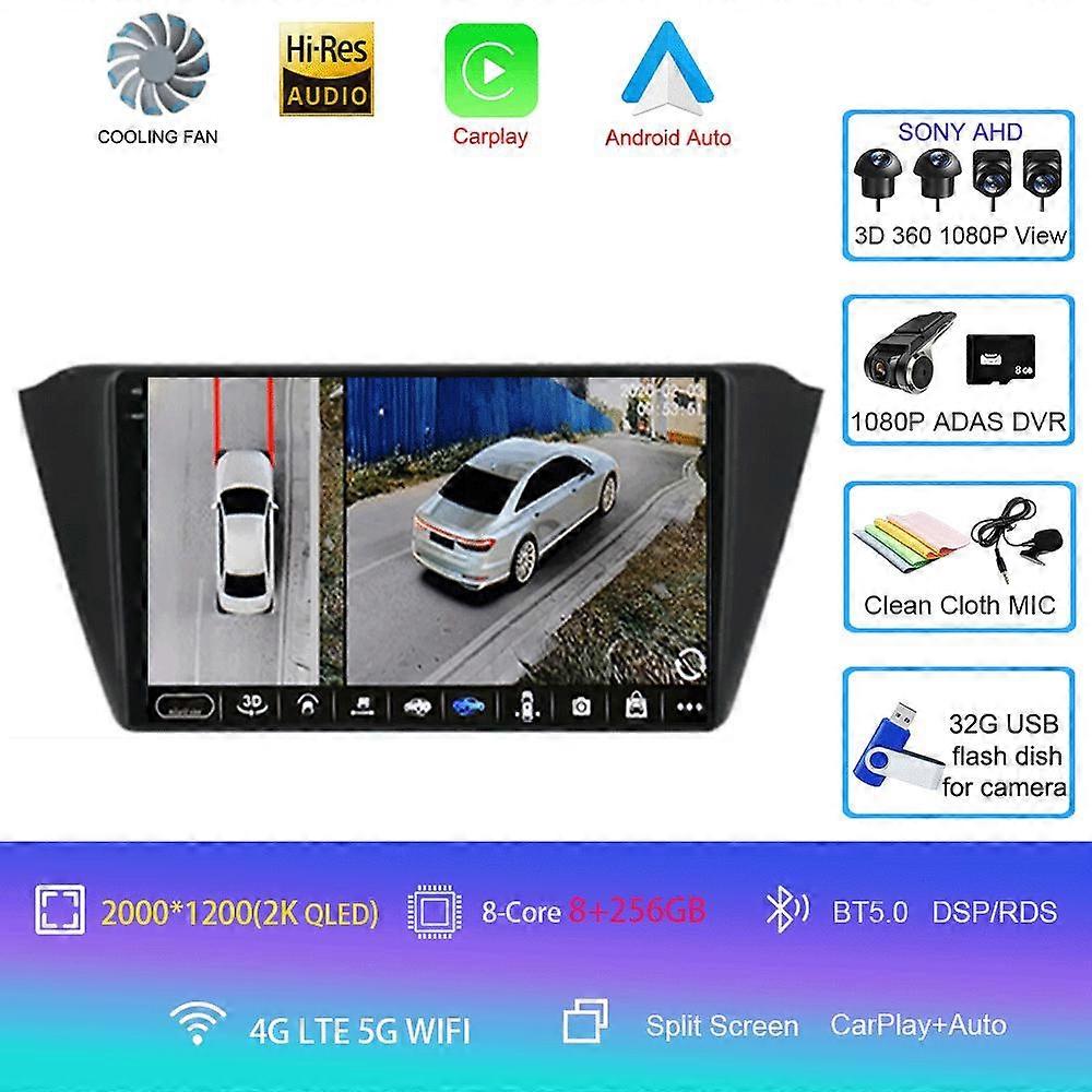Android 14 Multimedia Radio Auto Pentru Skoda Fabia 3 Iii 2015 2016 2017 2018 2019 Carplay 4g Wifi Gps Rds Dvd Autoradio Stereo Dsp